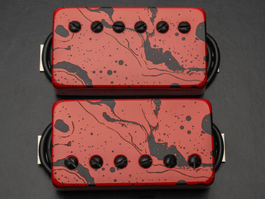 red holydiver limited marbled humbucker