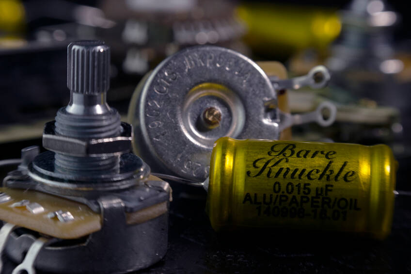 components potentiometer capacitor