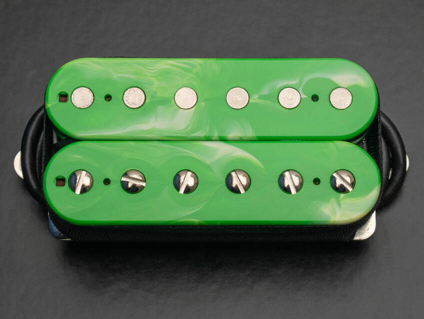 green white swirl nailbomb bridge humbucker