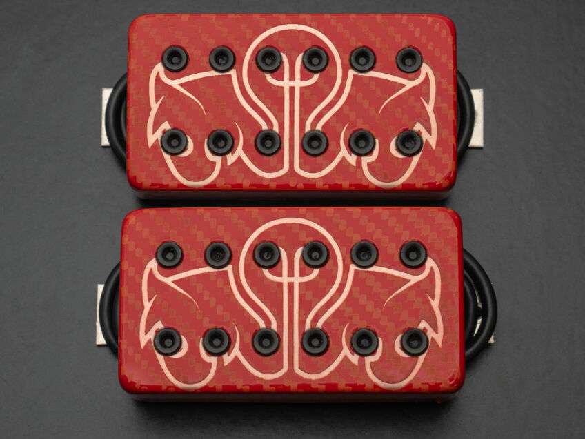 limited edition red bulb etch juggernaut humbucker