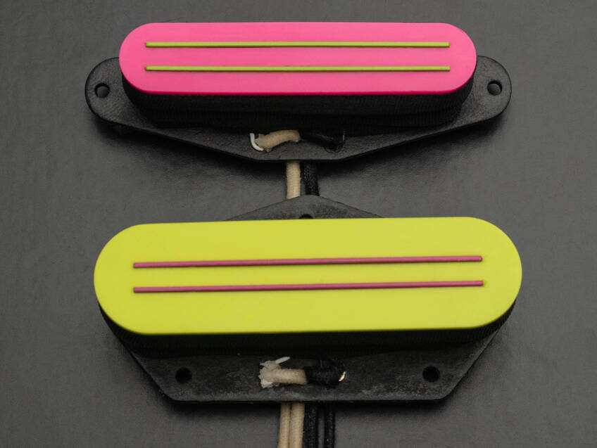 cobra t singlecoil set lime hot pink