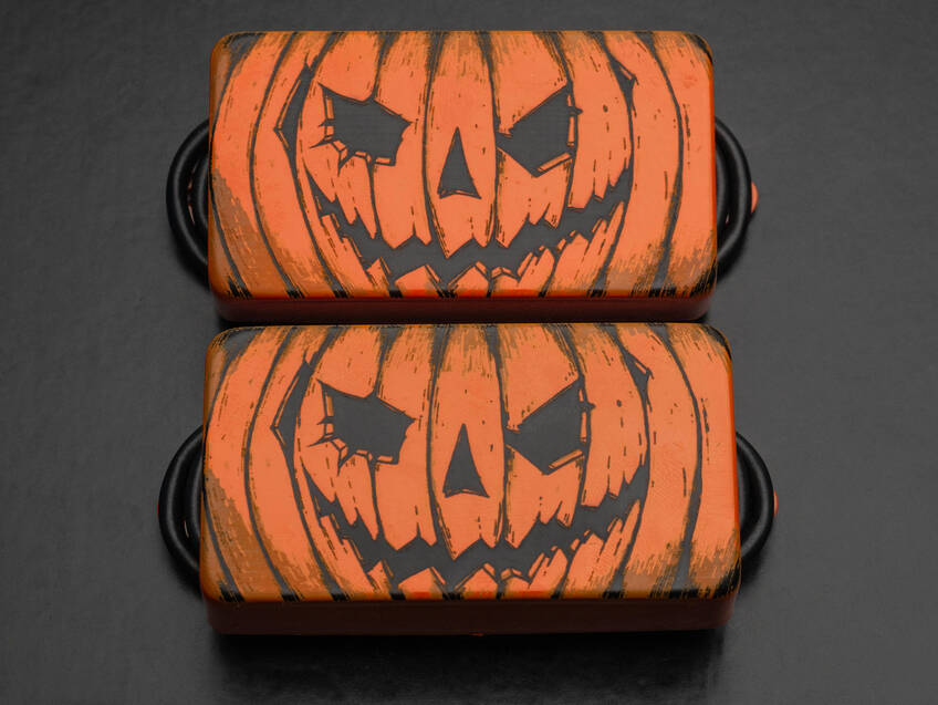 pumpkin humbucker set orange