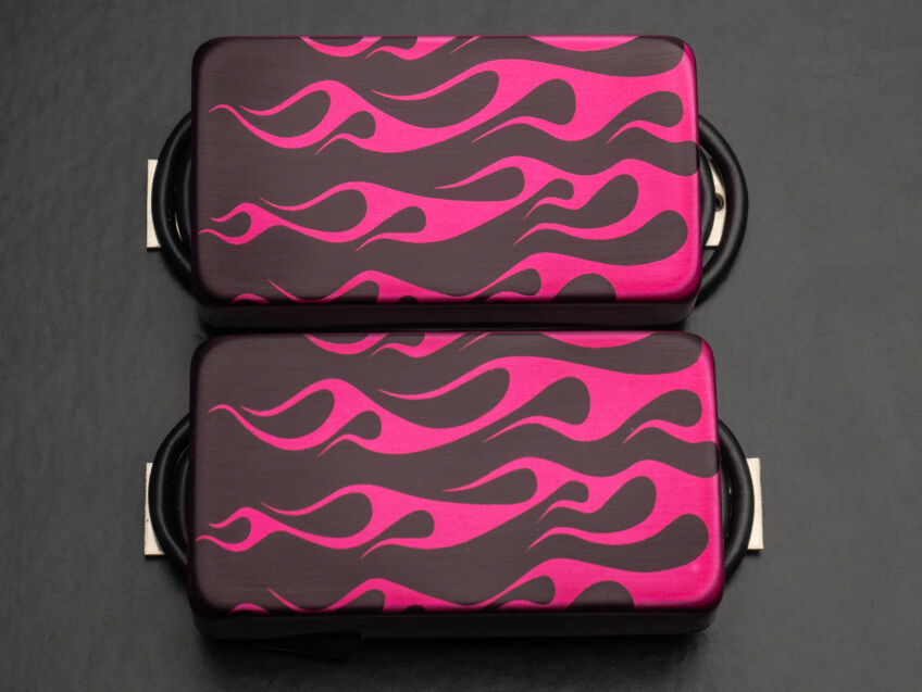 cold sweat pink flames with black cover