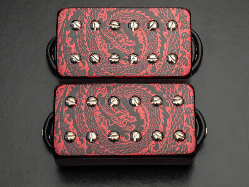 silo humbucker red dragon etc open