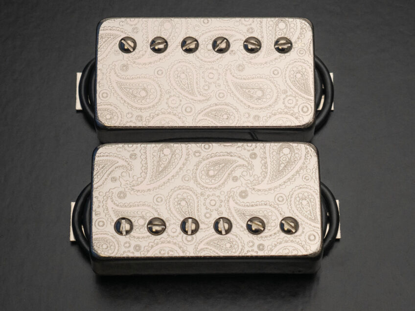 nickel paisley etch covered humbucker set
