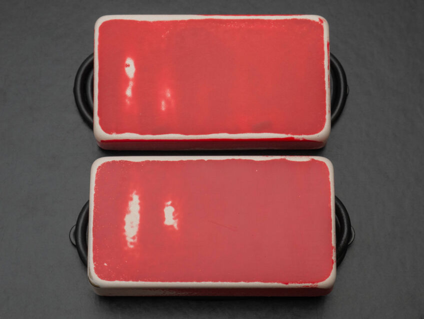 polymath worn red humbucker