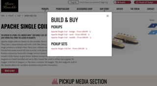 apache bare knuckle pickup builder