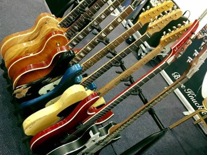 Bare Knuckle loaded guitars at the Guitar Show UK
