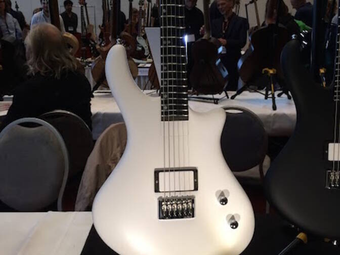 Bare Knuckle Zeal Custom Guitar At the Holy Grail Guitar Show 2015