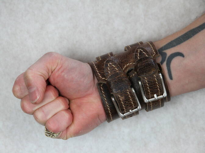 heistercamp bare knuckle guitar pickups wrist cuffs