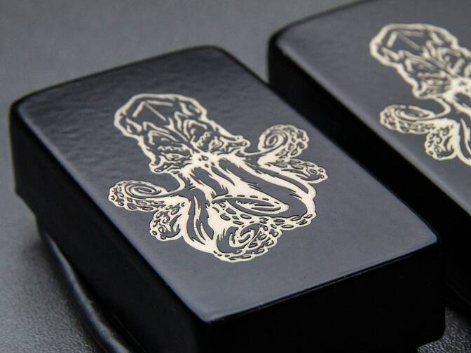 custom etch pickup tattoo