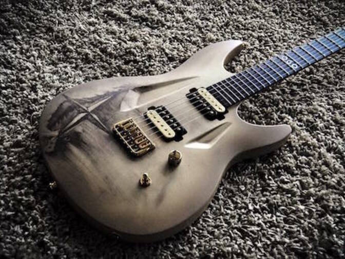 Ihsahn's Bare Knuckle/Aristides guitar