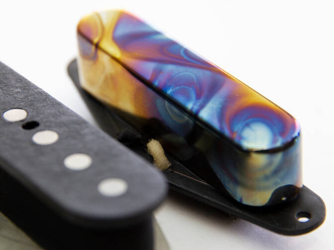 tele pickup burnt chrome