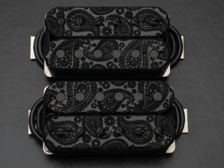 humbucker black paisley open set