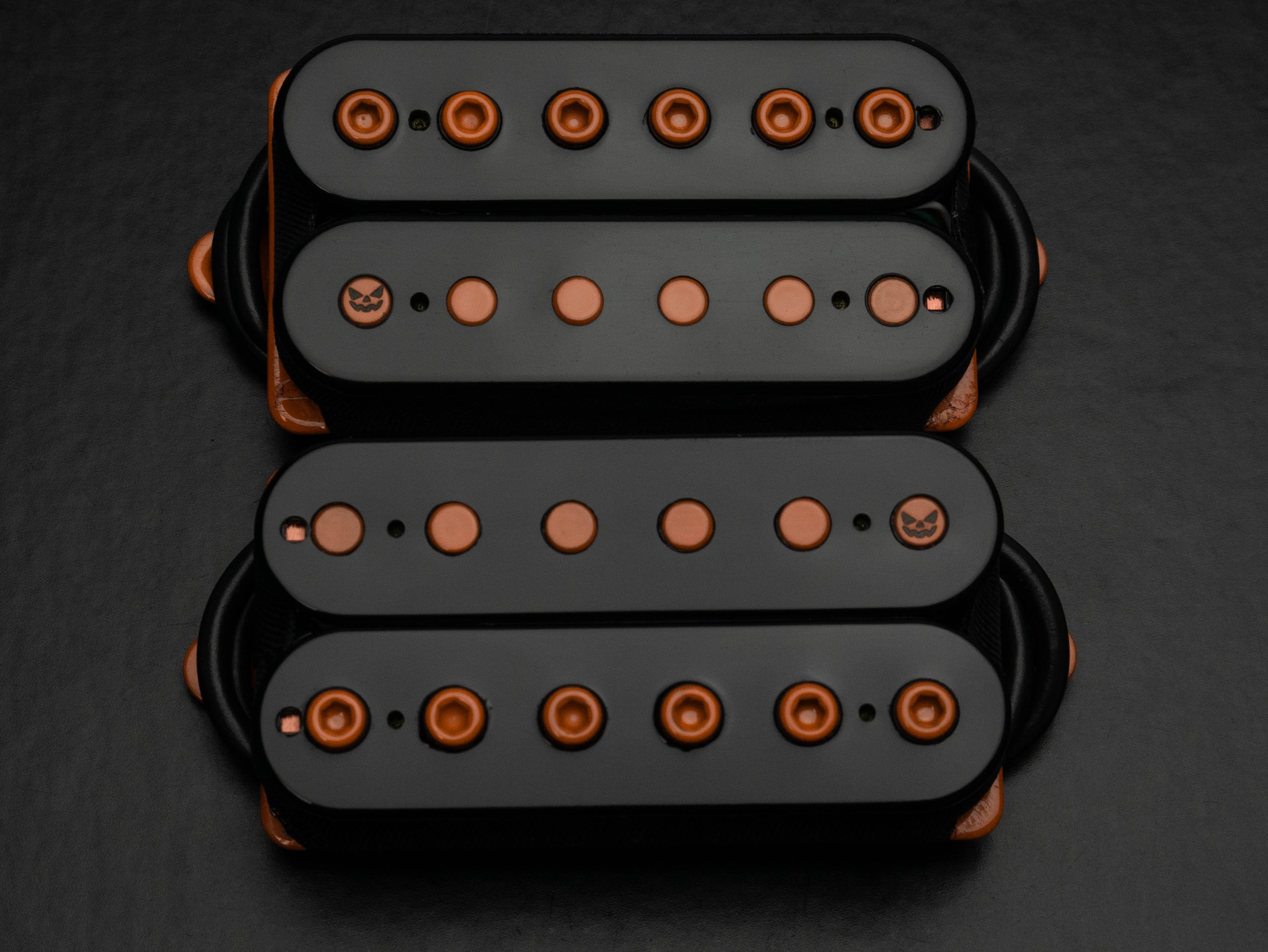 Special Edition Holydiver 53mm Humbucker Set - Black / Orange  