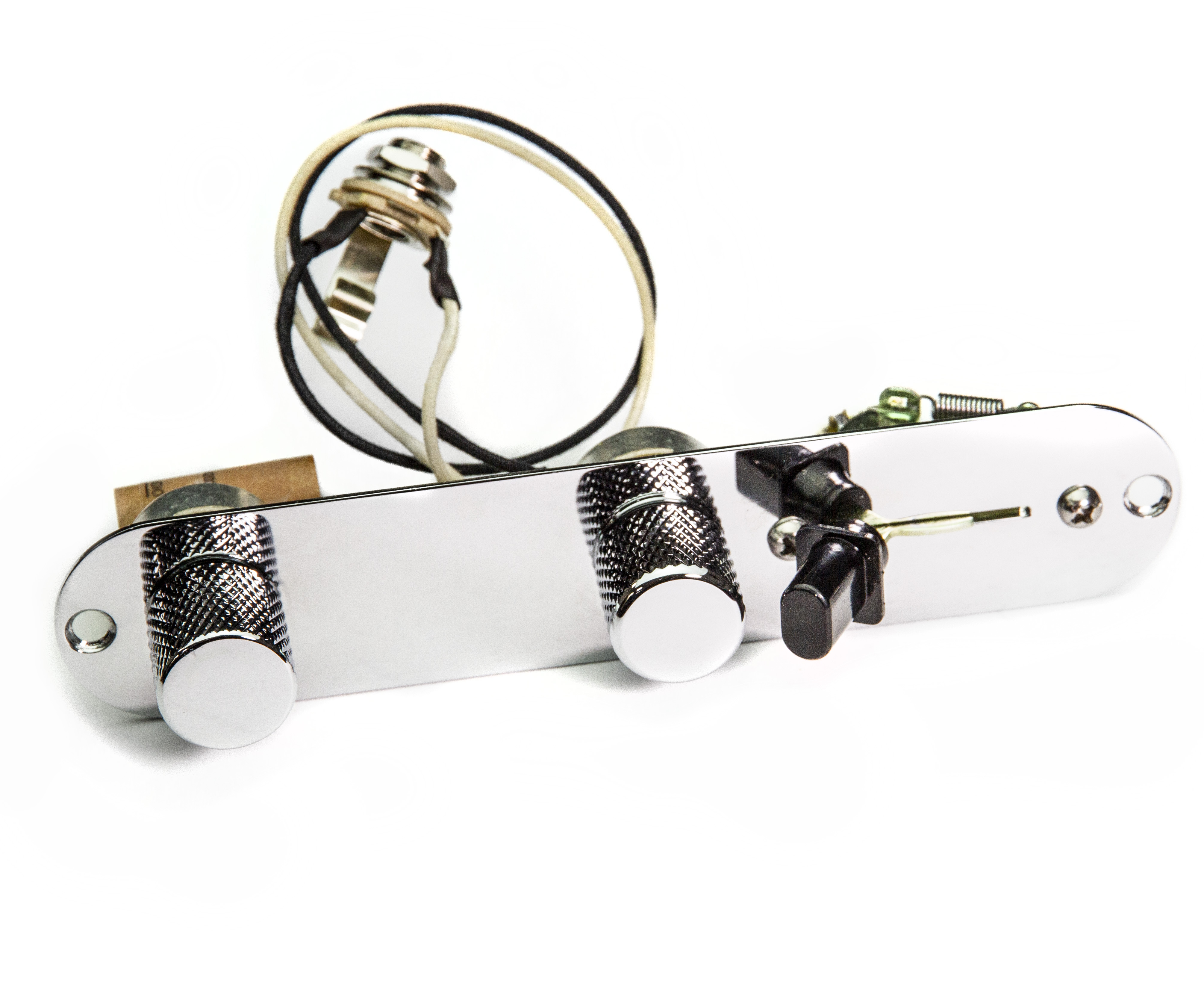 thumbnail image 2 of Alnicov 3-Way Prewired Control Plate For Telecaster Guitar - Loaded Harness With Knobs 2 of 13