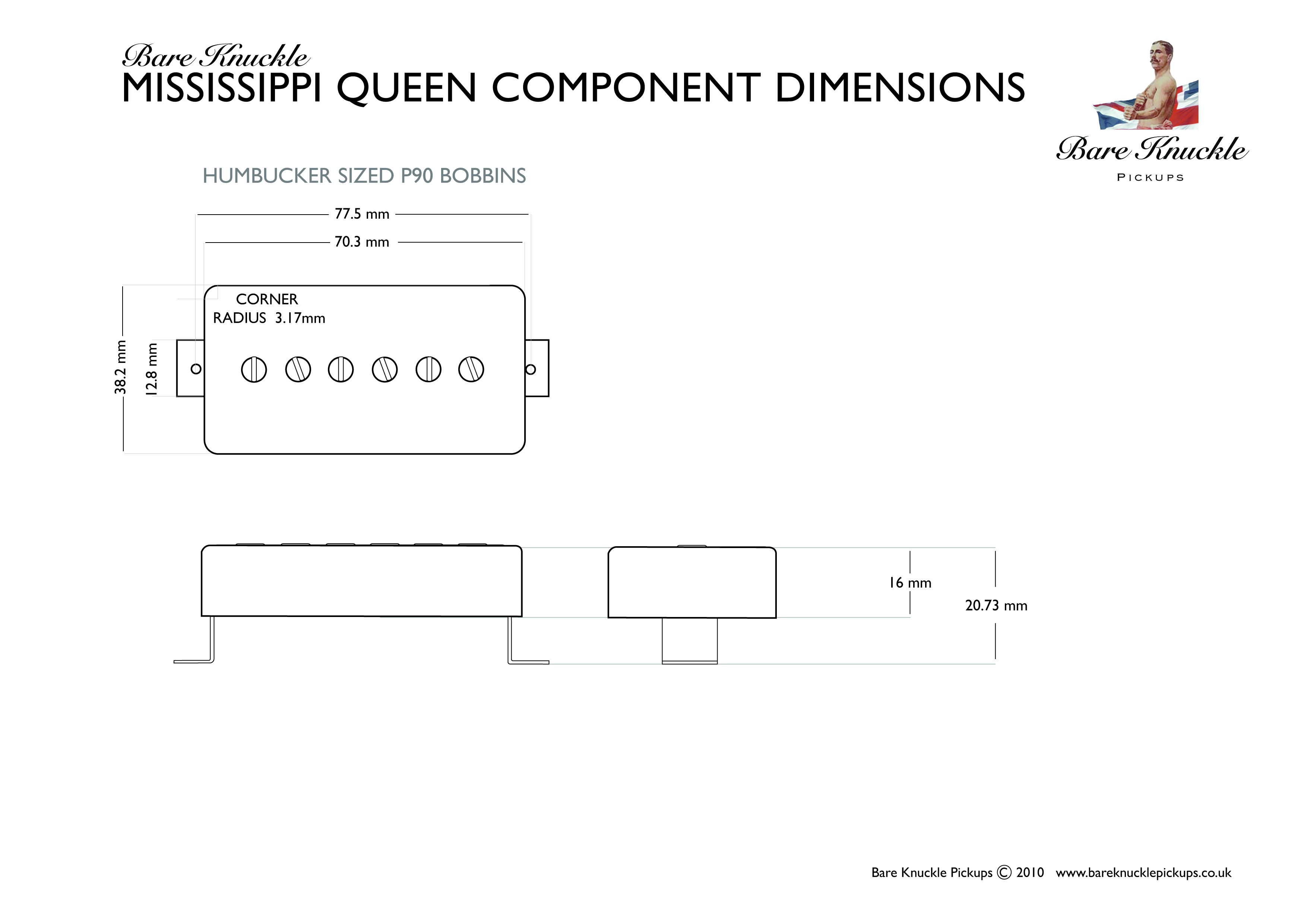 Humbucker Pickup 50S Wiring Diagram from www.bareknucklepickups.co.uk